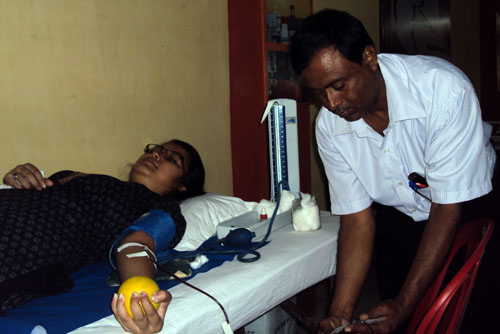 Blood donation initiative by Darwin School of Business