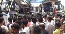 Bus-truck Collision, 8 killed, 40 injured at Rangjuli