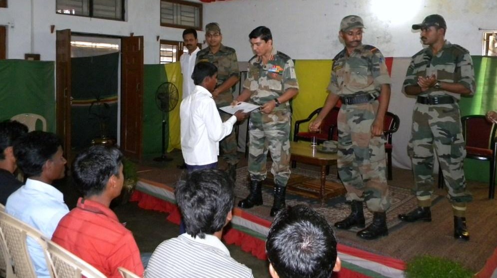 Computer literacy drive by Army at Bilasipara
