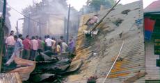 12 shops gutted as fire broke out at Dudhnoi