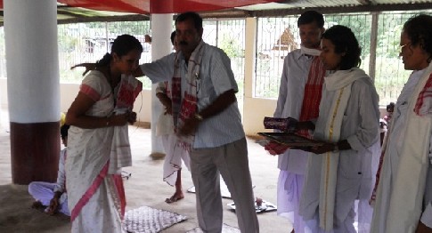 Scribe felicitated at Golaghat