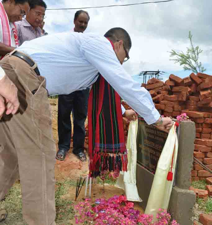 EM, DHAC laid foundation stone