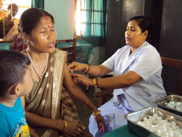Encephalities vaccination campaign at Demow