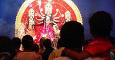 Invoking the goddess Durga