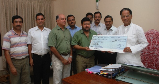 ATPA contributes Rs.5 lakh to CM’s relief fund