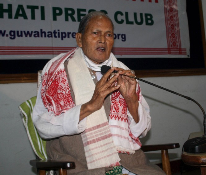 Janasewak  Janardan  Pathak  at Guwahati Press Club