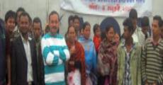 24 hours  of Oil and ONGC blocked by ATASU ends,  ASTC bus damaged