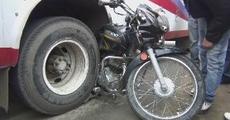Lucky escape for bike rider in major accident at Simoluguri