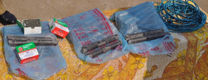 Explosive recovered at Haflong