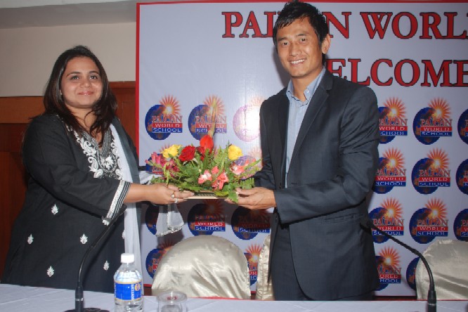 Bhaichung Bhutia promoted Guwahati school