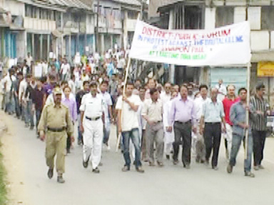 Protest Rally at Haflong