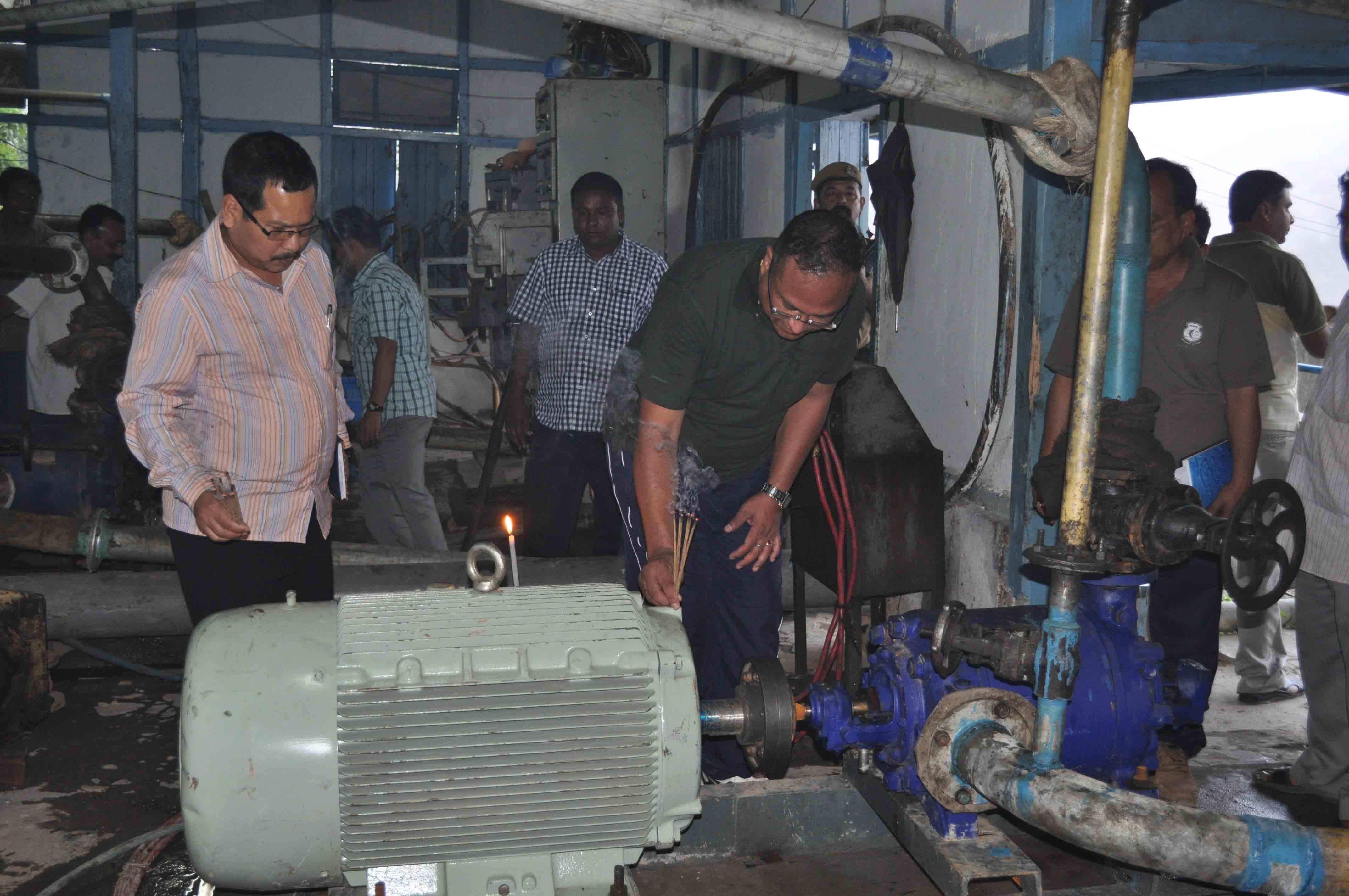 CEM inaugurates Water pump