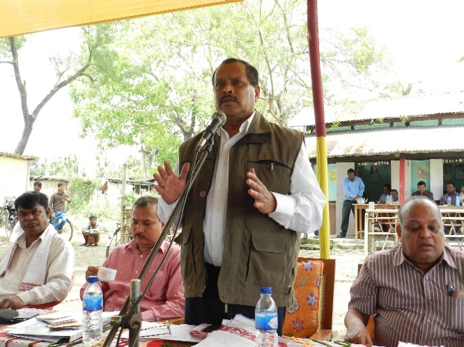 Awareness cum health camp near Bornadi Wildlife Sanctuary