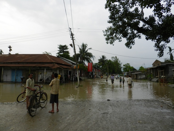 Flood submerged several villages in Kalaigaon Revenue Circle