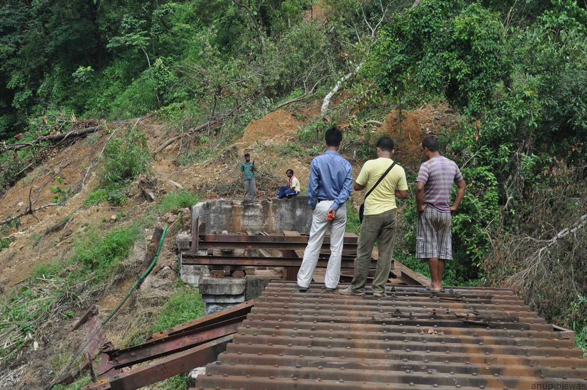 Lumding-Badarpur railway communication restoration