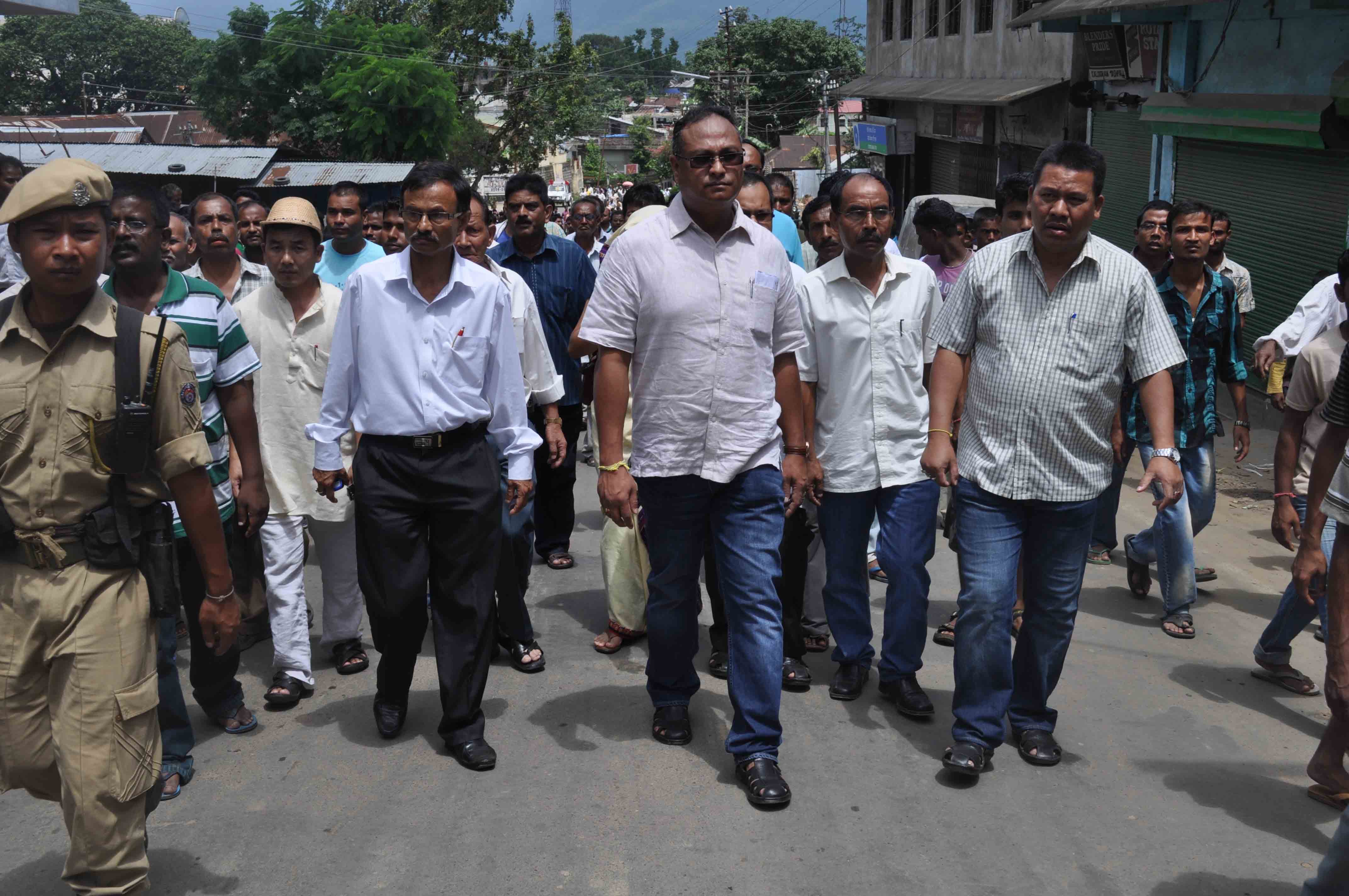 Protest Rally at Haflong