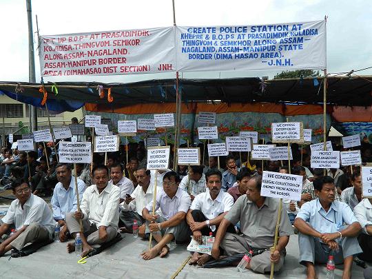 Dharna at Haflong