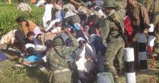 Road blockade in Naduwa on Rahmoria issue