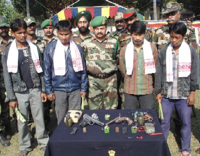 7 ULFA cadres surrender, major surrender next month
