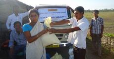 Relief to flood affected people in Majuli