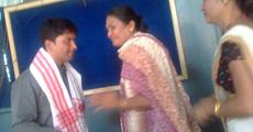Nazira Municipalty Chairman feliciated