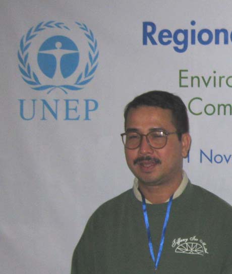 Assam journo at UNEP Climate Change workshop