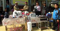 Assam Rifles donates equipments to schools