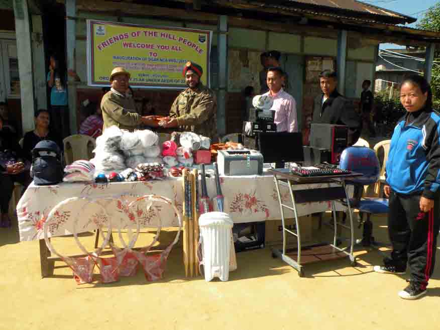 Assam Rifles donates equipments to schools