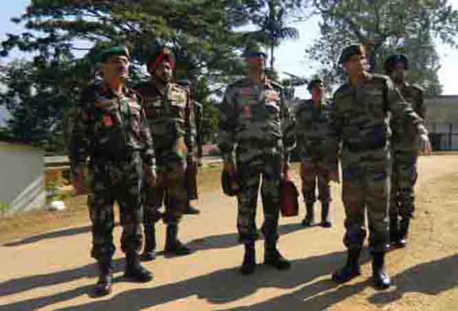 Director General Assam Rifles Visits Haflong Garrisson