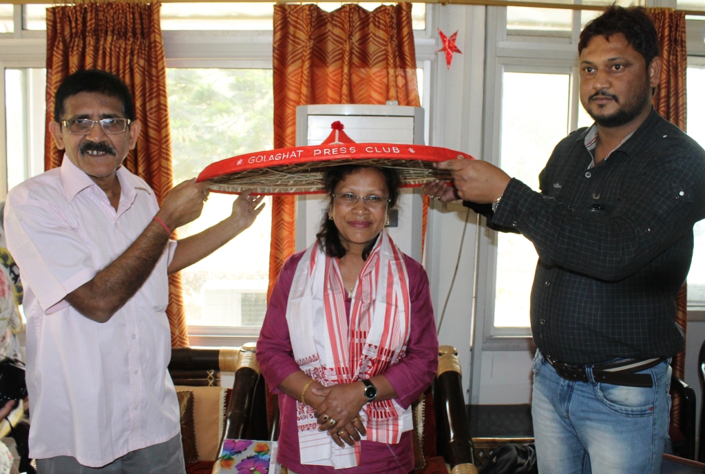 Patricia Mukhim at Golaghat Press Club