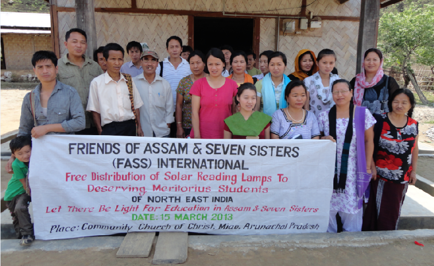 FASS distributes solar lamps in Arunachal Pradesh