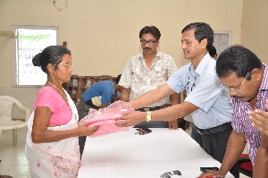 Oil distributes mosquito nets at Sadiya