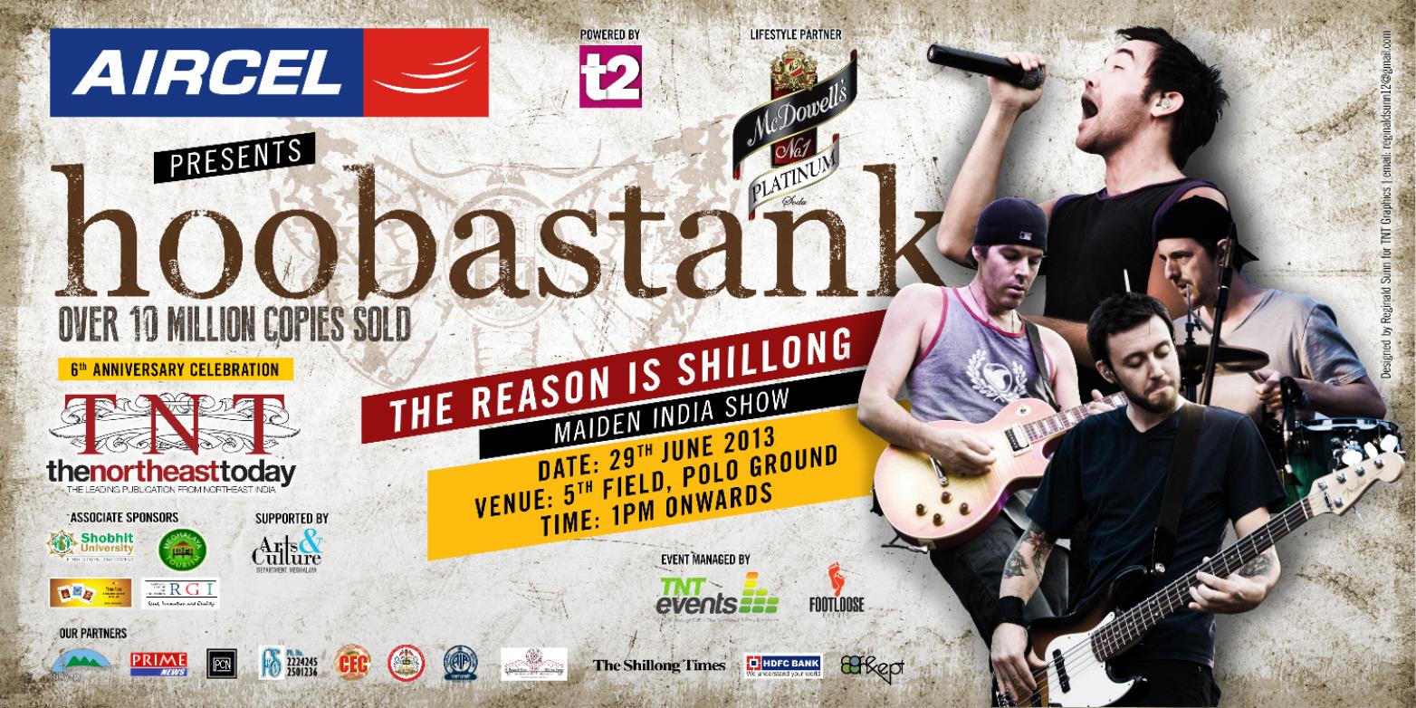 Hoobstank to perform at Shillong on Saturday