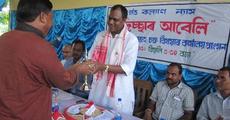 Financial aids for poor and sick students at Kalaigaon