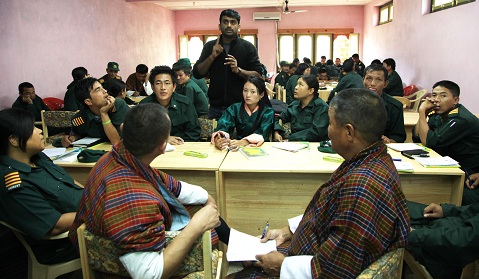 Training to Bhutan’s forest rangers for tiger protection