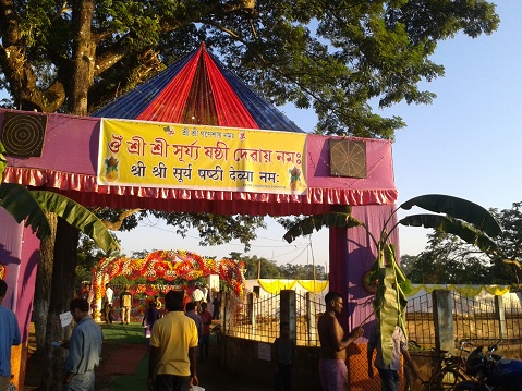 Chhath puja celebrated at Nazira