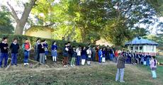 School children taken out on Nature Trail