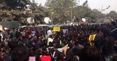 Protest in Lajpatnagar